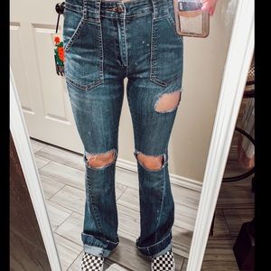 Free people flare jeans